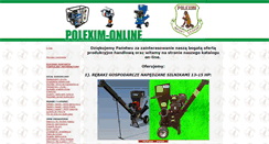 Desktop Screenshot of polexim-online.pl